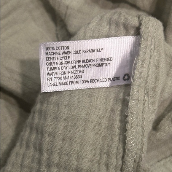 Cotton Dress With Smocking And Pockets**** - Picture 5 of 5